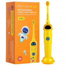 Звуковая зубная щётка Revyline RL 020 Kids, Yellow