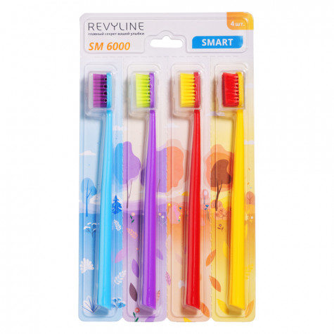 Набор зубных щеток Revyline SM6000 (4 шт.)
