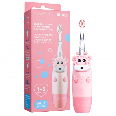 Звуковая зубная щётка Revyline RL 025 Baby , Pink